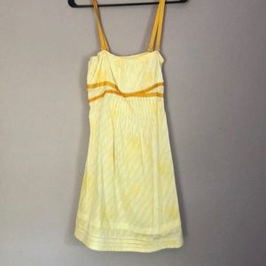 White and Yellow Dress